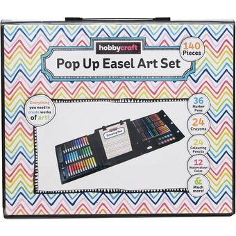 Pop-Up Easel Art Set 140 Pieces image number 6
