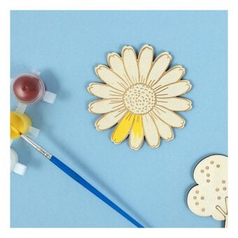 Decorate Your Own Flower and Tree Wooden Shapes 9 Pack