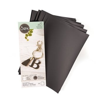 Sizzix Surfacez Black Gloss Shrink Plastic 10 Sheets image number 3