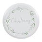 Ginger Ray Christening Wreath Plates 8 Pack image number 2