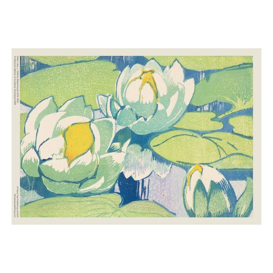 Mabel Royds Water Lilies Jigsaw Puzzle 1000 Pieces image number 2