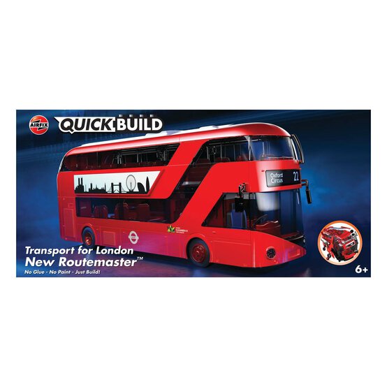 Airfix Quickbuild New Routemaster Model Kit image number 1