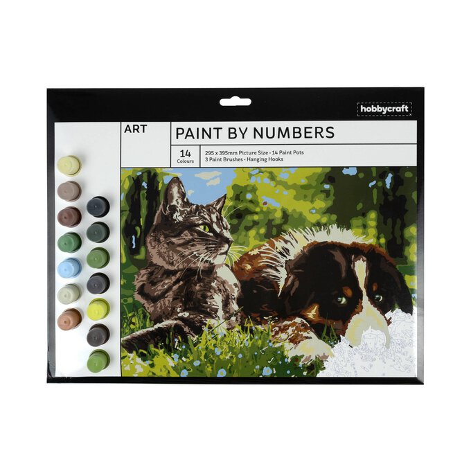 Best Friends Paint by Numbers Hobbycraft