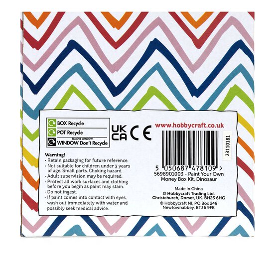 Paint Your Own Dinosaur Money Box image number 8