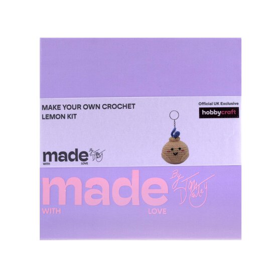 Made With Love Lemon Crochet Keychain Kit image number 5