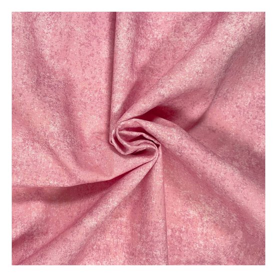Pale Pink Cotton Textured Blender Fabric by the Metre image number 1