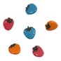 Trimits Berry Craft Buttons 6 Pieces image number 1