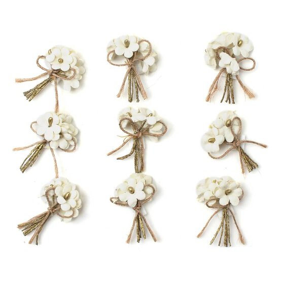 Moonlight Bouquet Paper Flowers 9 Pack image number 1