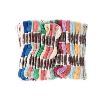 Assorted Embroidery Floss 8m 100 Pack