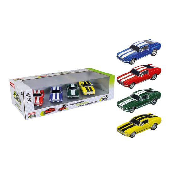 Carrera Pull Speed Mustang 67 4 Pack  image number 3