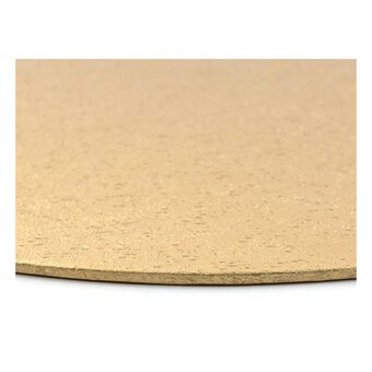 Pale Gold Round Double Thick Card Cake Board 10 Inches