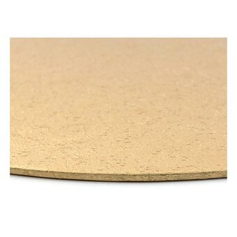 Pale Gold Round Double Thick Card Cake Board 10 Inches image number 2