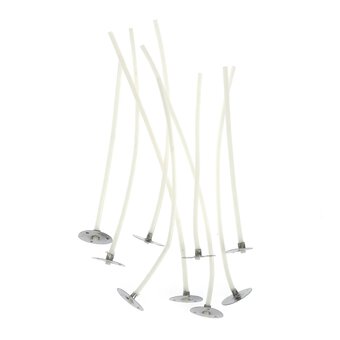 House of Crafts Pre-Waxed Soya Wick Assemblies 9 Pack 
