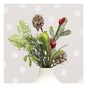 Frosted Pinecone Pick 20cm image number 1
