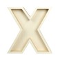 Wooden Fillable Letter X 22cm image number 2