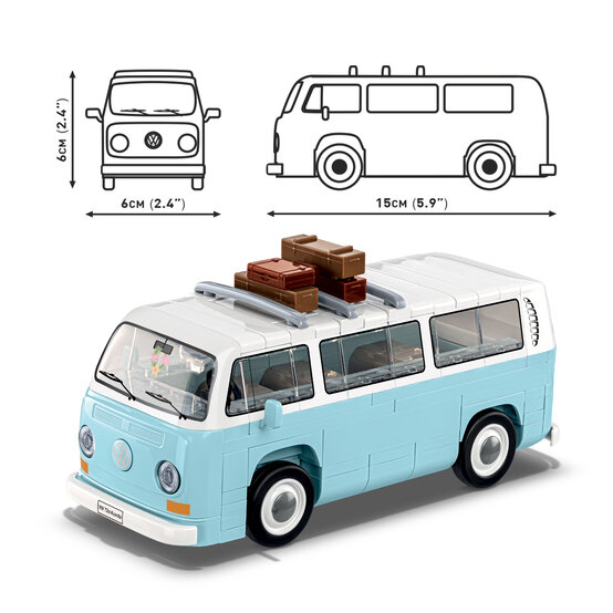 COBI Volkswagen T2a Kombi Van Set 1:35 image number 3