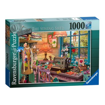 Ravensburger The Sewing Shed Jigsaw Puzzle 1000 Pieces