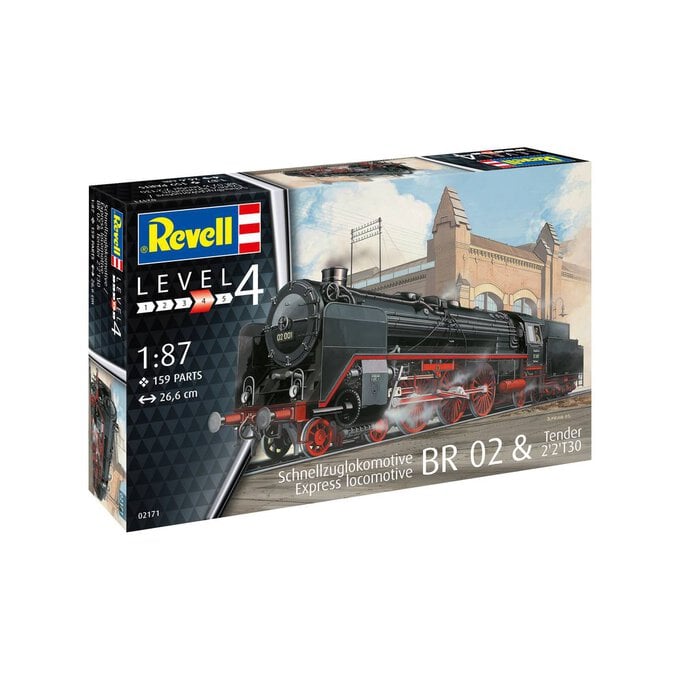 Revell Express Locomotive and Tender Model Kit 1:87 image number 1