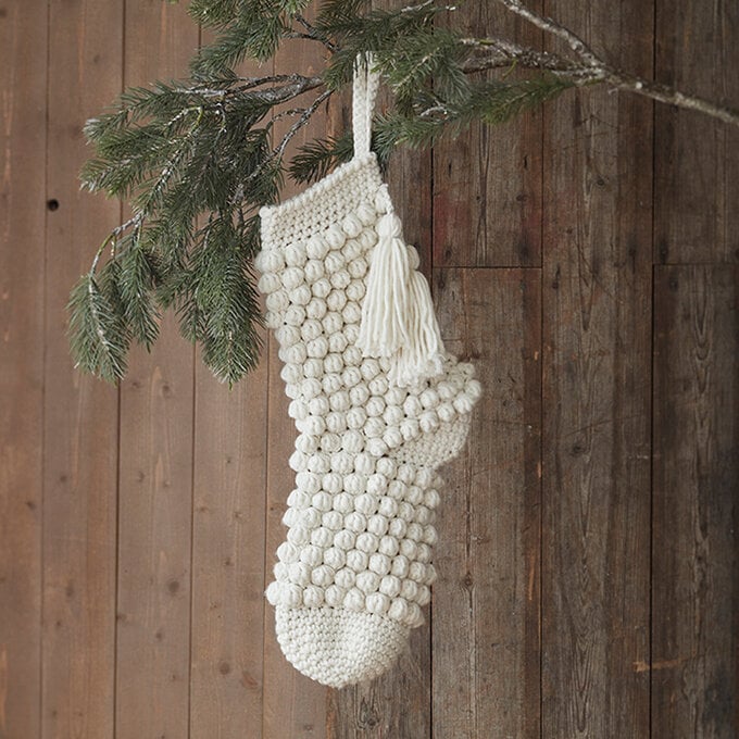 How to Make a Bobble Christmas Stocking image number 1