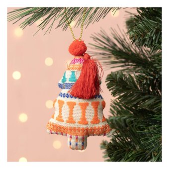 Hanging Tassel Tree Decoration 12cm 