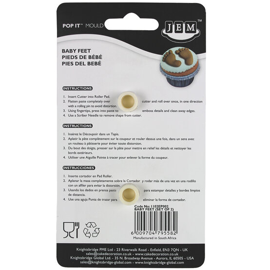 JEM Easy Pops Baby Feet Silicone Mould image number 4