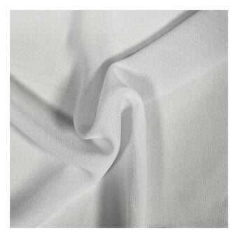 White Pearl Chiffon Fabric by the Metre