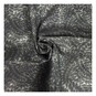 Black Cotton Textured Leaf Blender Fabric by the Metre image number 1