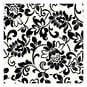 Fablon Black and White Damask Classic Sticky Back Plastic 45cm x 2m image number 1