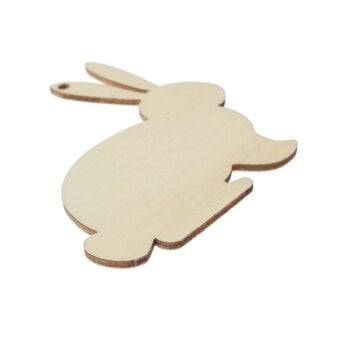 Wooden Bunnies 8cm 10 Pack