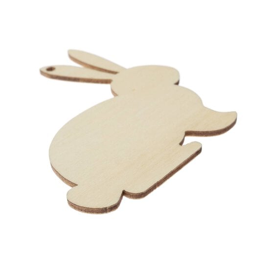 Wooden Bunnies 8cm 10 Pack image number 2