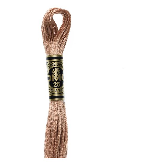 DMC Orange Mouline Special 25 Cotton Thread 8m (3064) image number 1