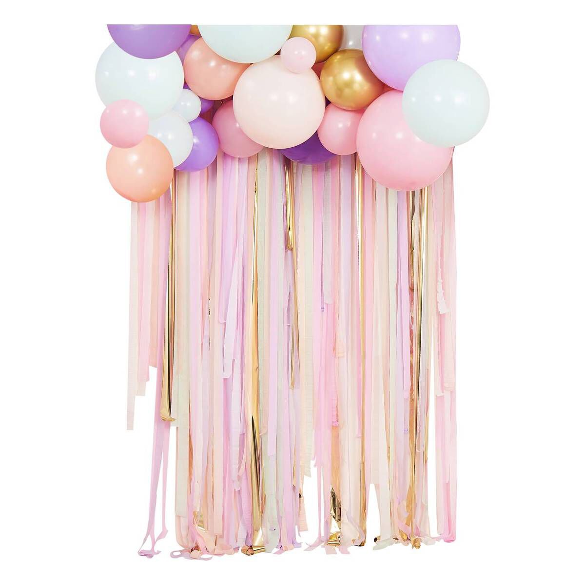 Ginger Ray Multi Coloured & Gold Tassel Garland Party Hanging Decoration Over The Rainbow 