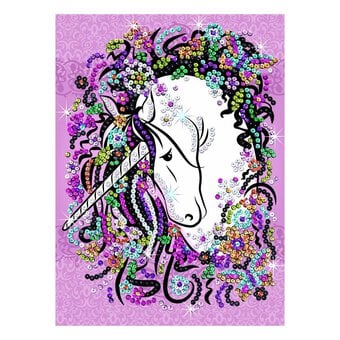 Craft Teen Unicorn Sequin Art Kit image number 2