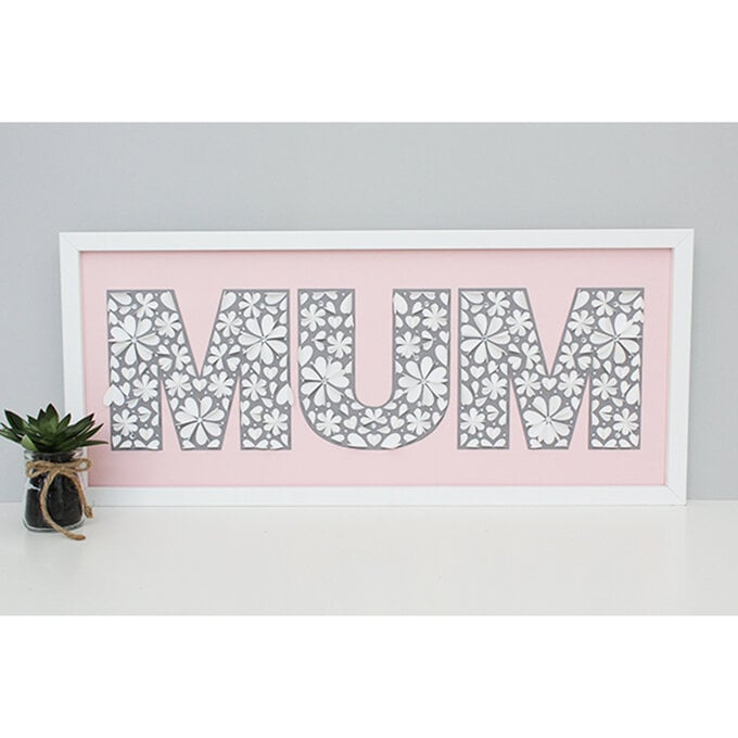 Cricut: How to Make a Mother's Day Frame image number 1