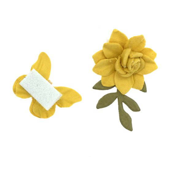 Handmade Sunshine Cloria Flowers 18 Pack image number 3