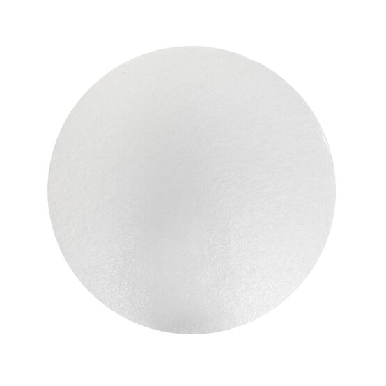 Silver Round Double Thick Card Cake Board 8 Inches image number 1