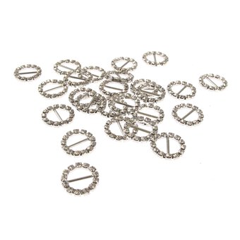 Wedding Ever After Circle Buckle Sliders 25 Pack