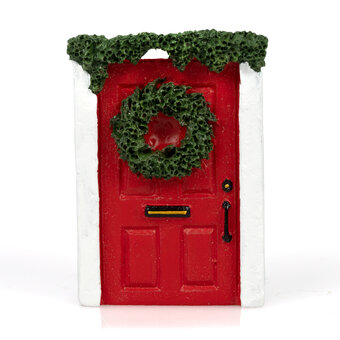 Christmas Door Resin Decoration 5cm image number 3