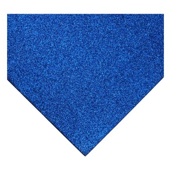Dark Blue Glitter Foam Sheet 22.5cm x 30cm image number 2