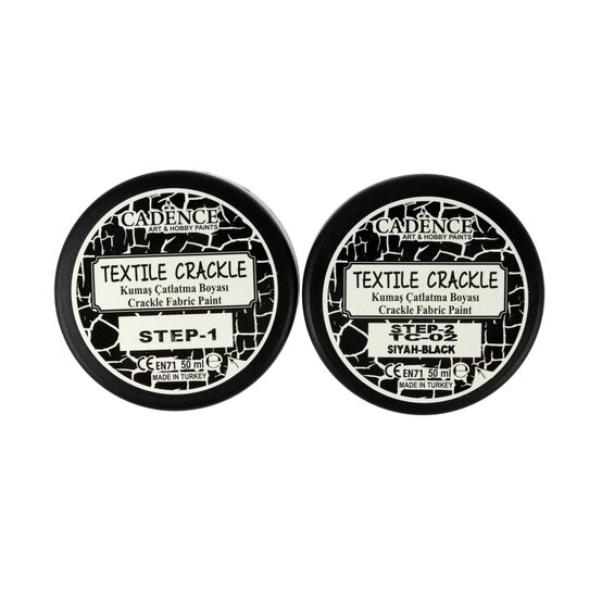 Cadence Black Textile Crackle Set image number 3