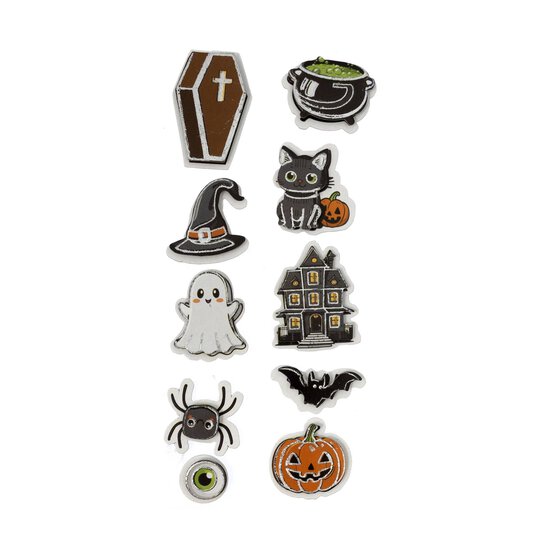 Creepy Carnival Foil Stickers 10 Pack image number 1
