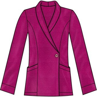 New Look Women’s Dress and Blazer Sewing Pattern N6636 image number 3
