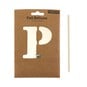 Extra Large Silver Foil Letter P Balloon image number 3