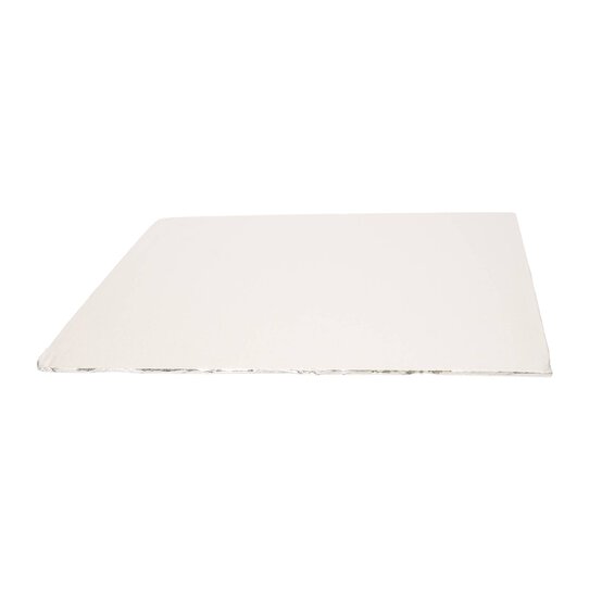 Silver Square Double Thick Card Cake Board 16 Inches image number 3