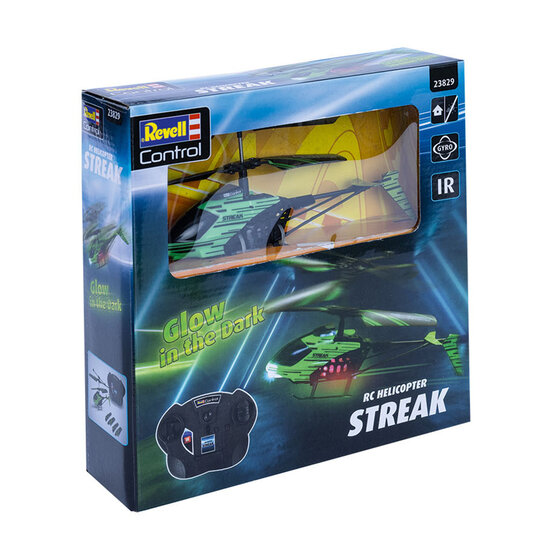 Revell Glow in the Dark RC Helicopter Streak image number 1