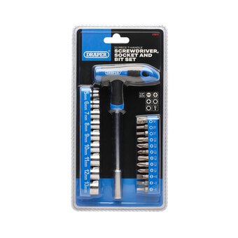 Draper Screwdriver, Socket and Bit Set 22 Pieces