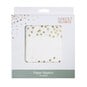 Create & Celebrate Gold Dotted Paper Napkins 12 Pack image number 4