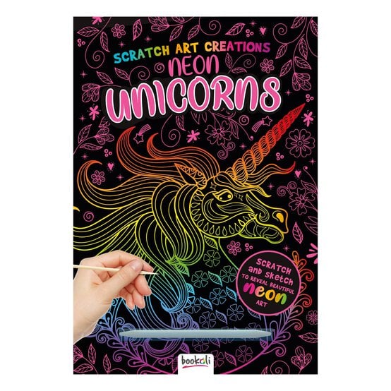 Scratch Art Creations: Neon Unicorns image number 1