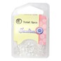 Hemline Clear Novelty Flower Button 5 Pack image number 2