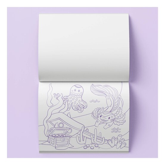 Amazing Axolotls Colour and Activity Set with Lap Desk image number 4